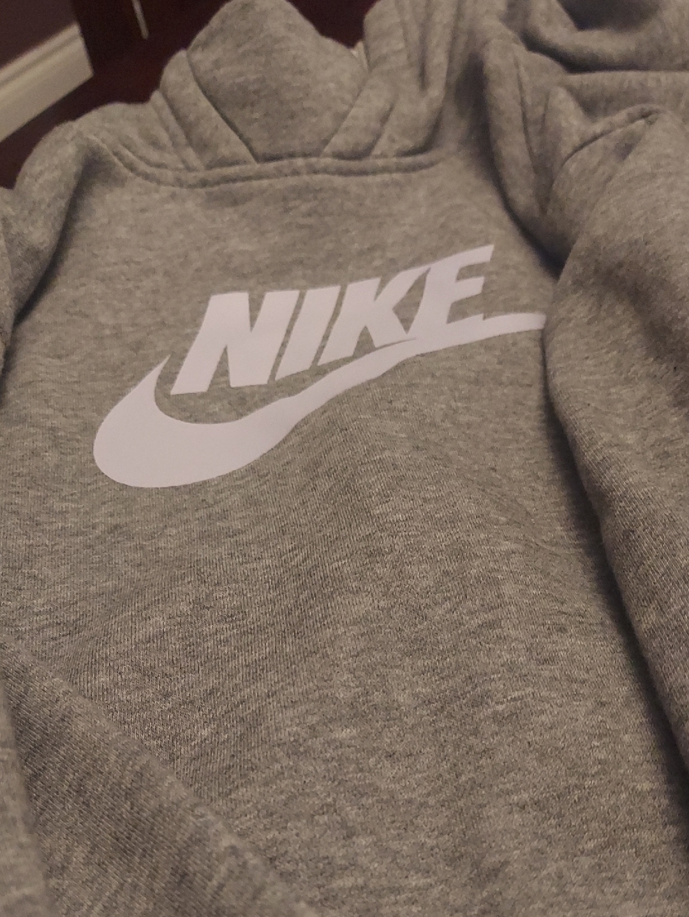 Girls Nike Hoodie Size Youth XL Grey